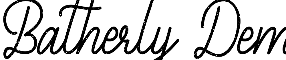 batherly-demo font family download free