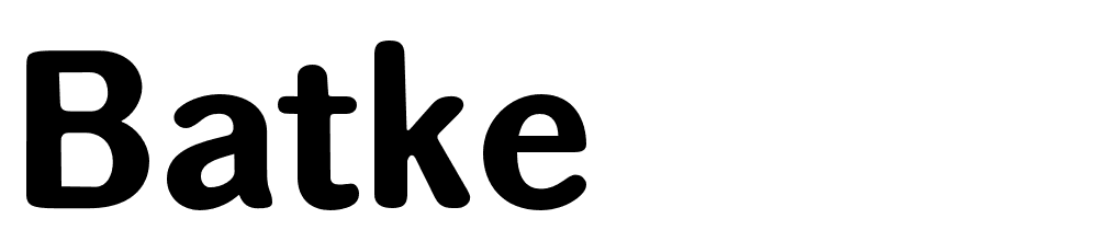 Batke font family download free