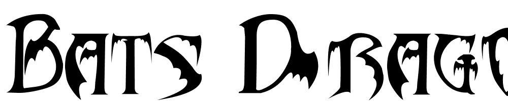 Bats & Dragons- Abaddon font family download free