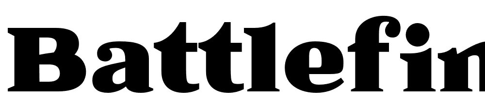 Battlefin-Black font family download free