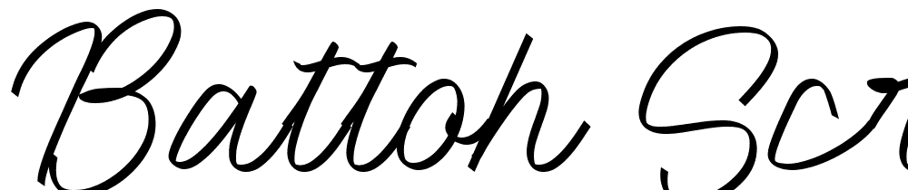 Battoh-script-Regular font family download free