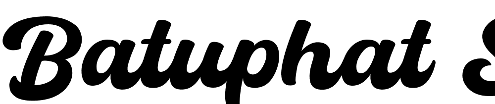 Batuphat Script font family download free