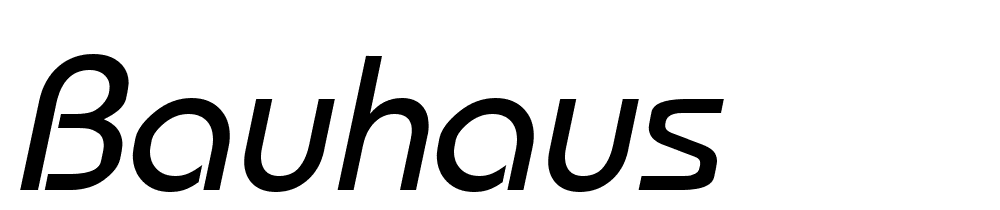 bauhaus font family download free