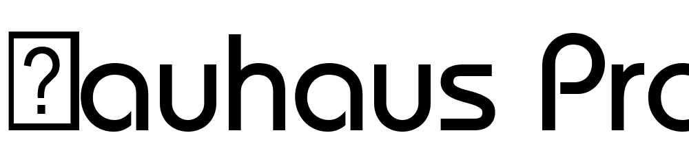 Bauhaus Pro-Medium font family download free