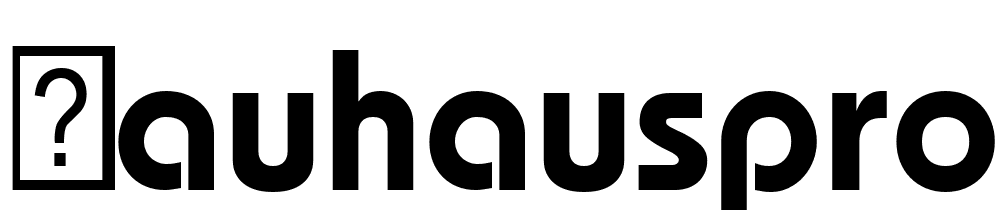 BauhausPro-Demi font family download free