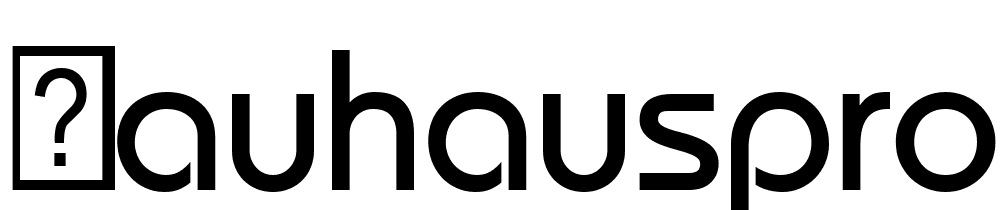 BauhausPro-Medium font family download free