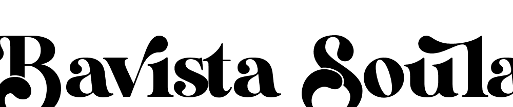 Bavista_Soulare font family download free