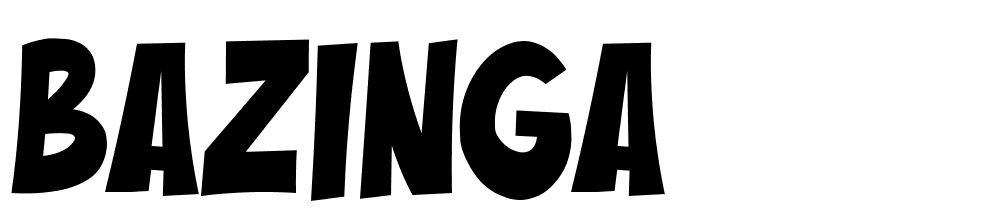 Bazinga font family download free