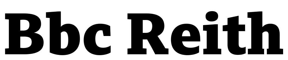 BBC-Reith-Serif-XBold font family download free