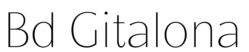 BD-Gitalona-Contras-Thin font family download free