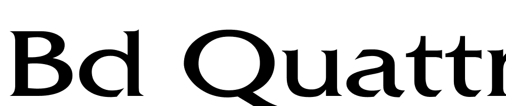 BD-Quattra font family download free