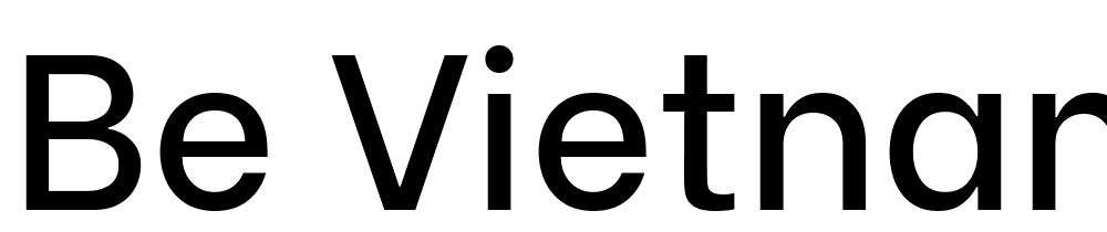 Be-Vietnam-Medium font family download free