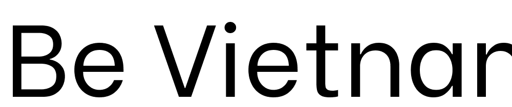 Be-Vietnam-Regular font family download free