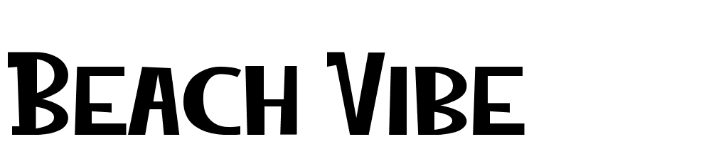 beach_vibe font family download free