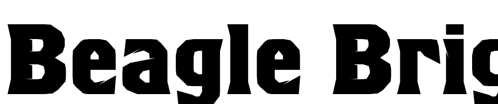 Beagle Brigade AU font family download free