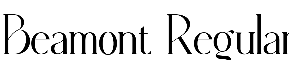 Beamont-Regular font family download free