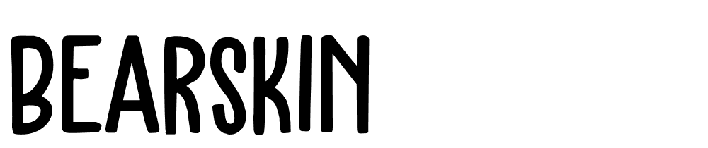 bearskin font family download free