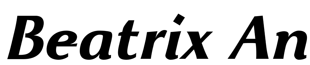 Beatrix-Antiqua-Bold-Italic font family download free