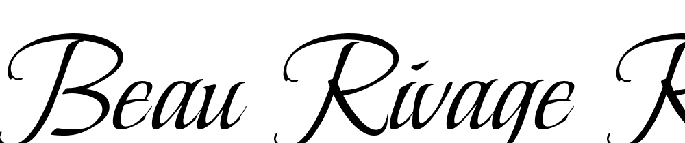 Beau-Rivage-Regular font family download free