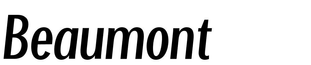 Beaumont font family download free