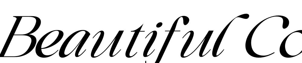 Beautiful-Comethrue-Regular-Italic font family download free