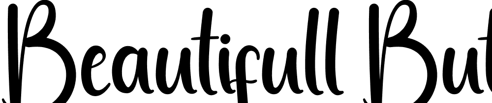 Beautifull-Butterfly font family download free