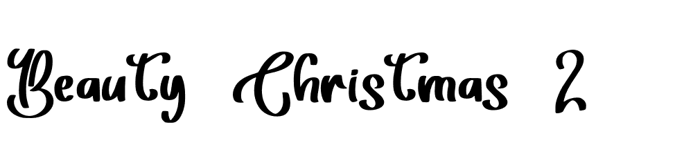 beauty-christmas-2 font family download free