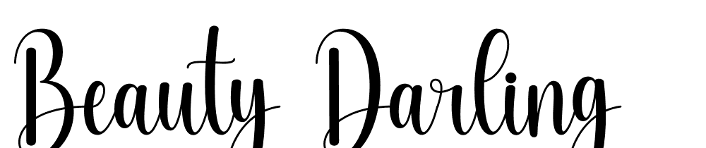 beauty-darling font family download free