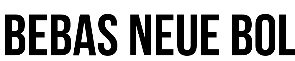 Bebas-Neue-Bold font family download free