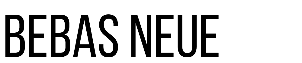 Bebas-Neue font family download free