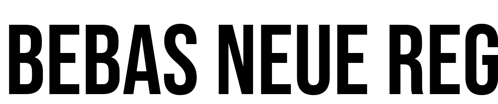 Bebas-Neue-Regular font family download free