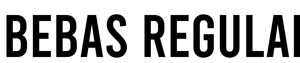 Bebas-Regular font family download free