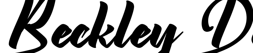 Beckley-Demo font family download free