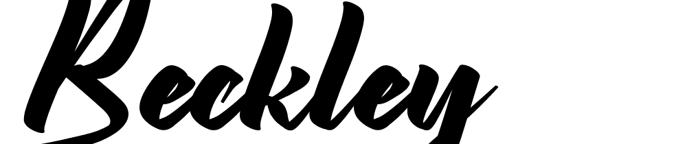 Beckley font family download free