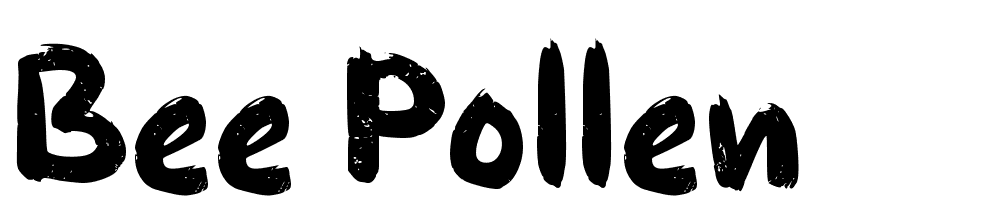 Bee-Pollen font family download free