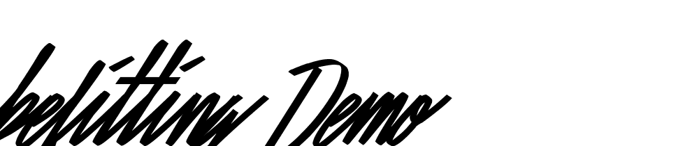 Befitting Demo font family download free