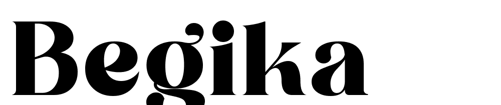 Begika font family download free