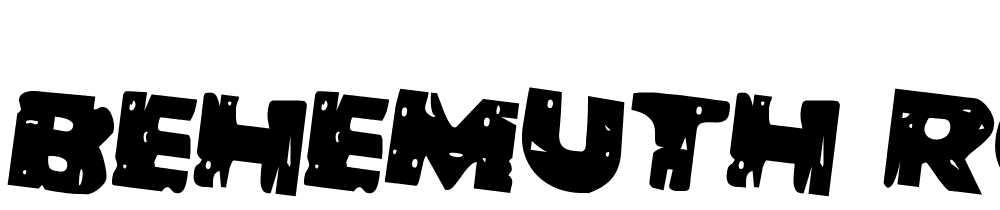 Behemuth-Rotated-2 font family download free