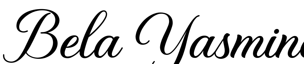 Bela-Yasmine font family download free