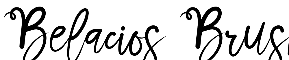 belacios-brush font family download free