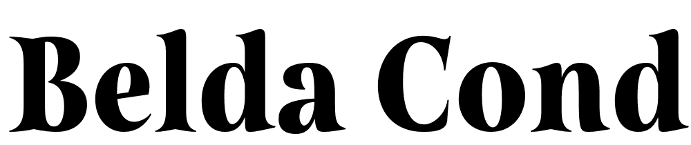 Belda-Cond-Black font family download free