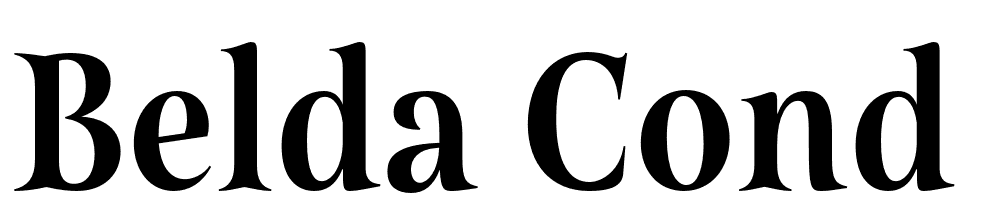 Belda-Cond-Demi font family download free