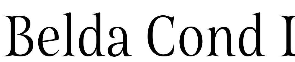 Belda-Cond-Light font family download free