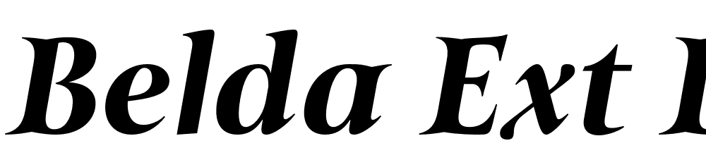 Belda-Ext-Black-Italic font family download free
