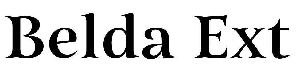 Belda-Ext-Demi font family download free
