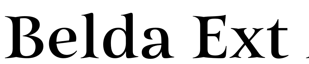 Belda-Ext-Medium font family download free