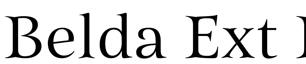 Belda-Ext-Regular font family download free