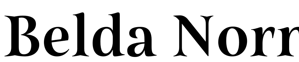 Belda-Norm-Demi font family download free