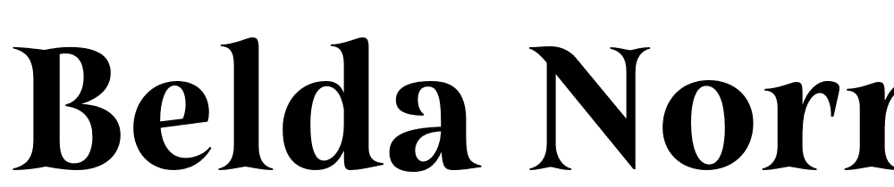 Belda-Norm-ExBold font family download free