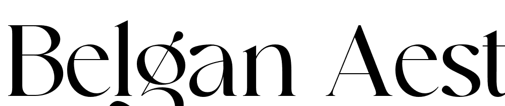 belgan-aesthetic font family download free